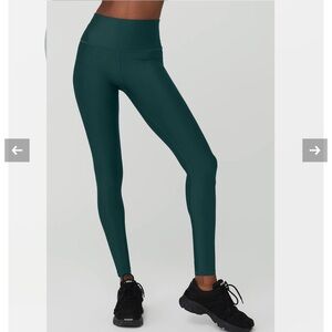 Alo Size Small Midnight Green 7/8 leggings